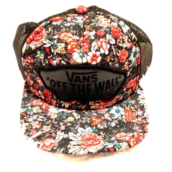 vans floral hat